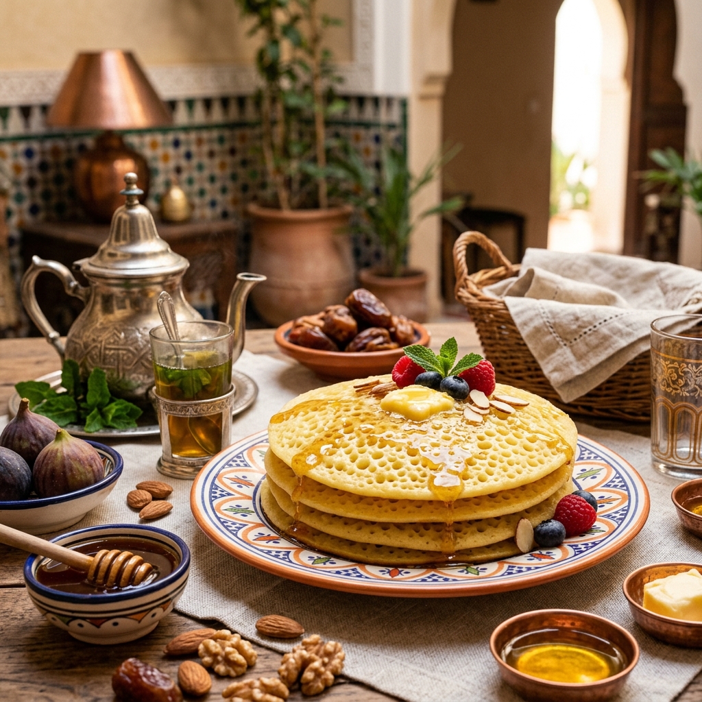 Baghrir: The Thousand-Hole Moroccan Pancake and the Yeast Science Behind Its Texture